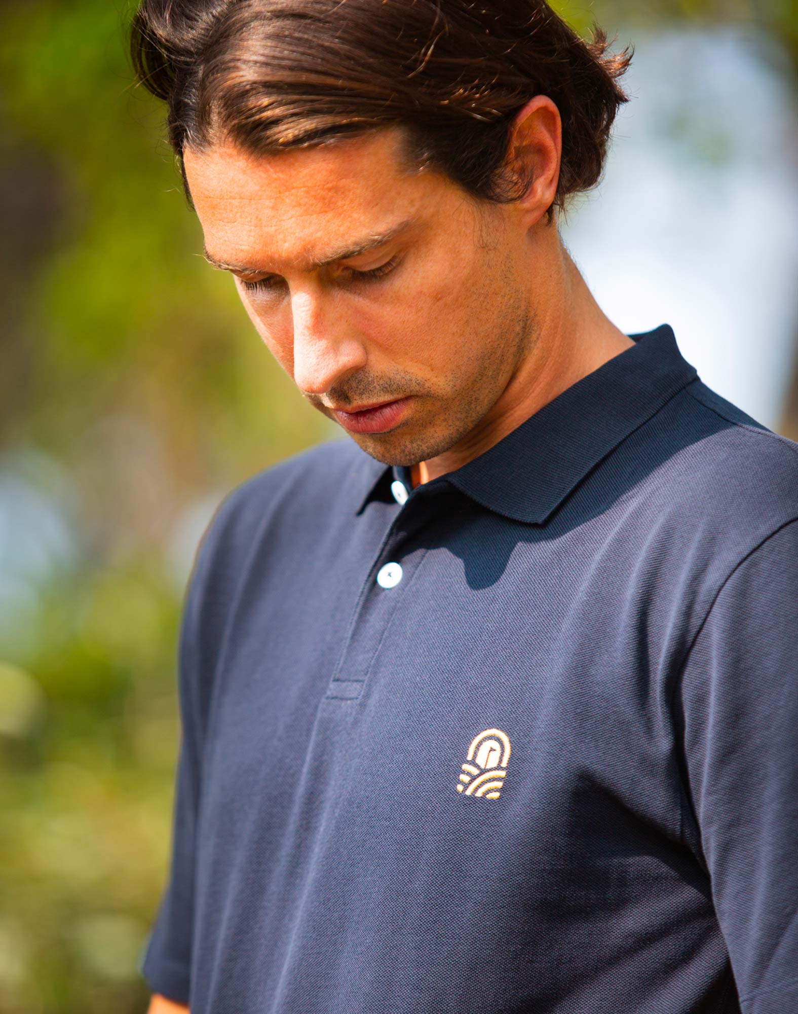 Men's polo EAGLENAVY