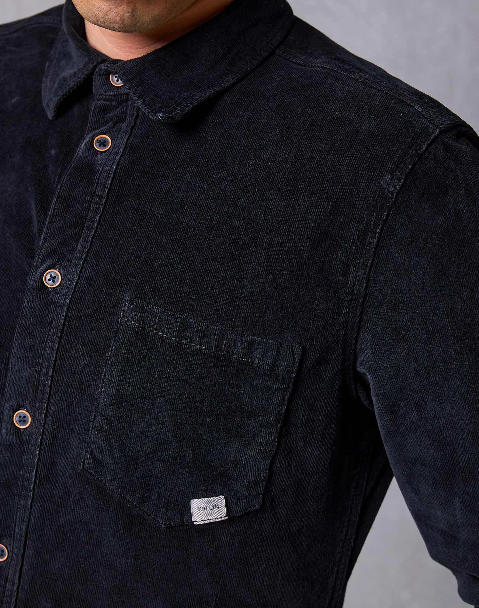 CHEMISE VELOURS BLACK