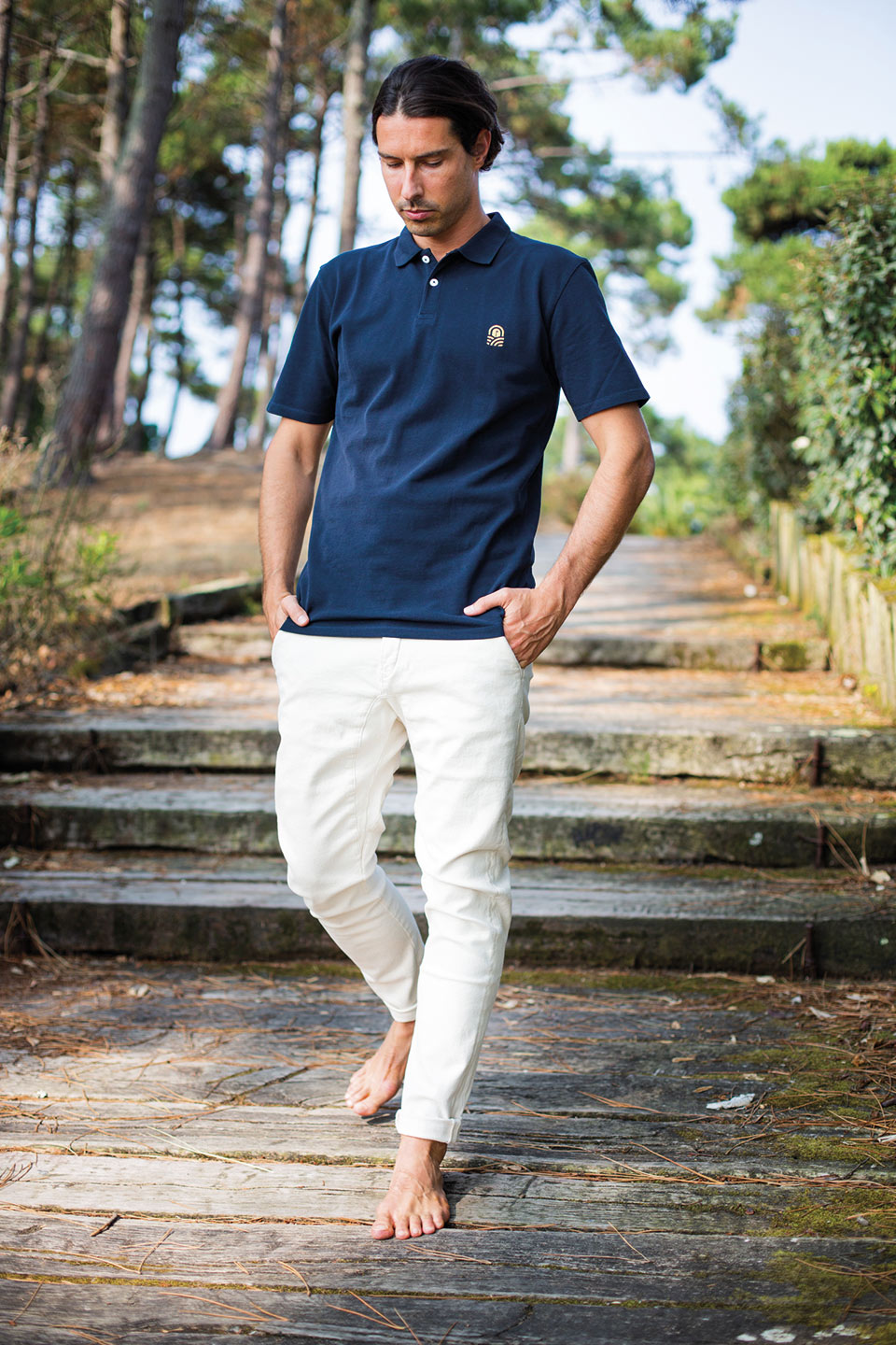 Men's polo EAGLENAVY