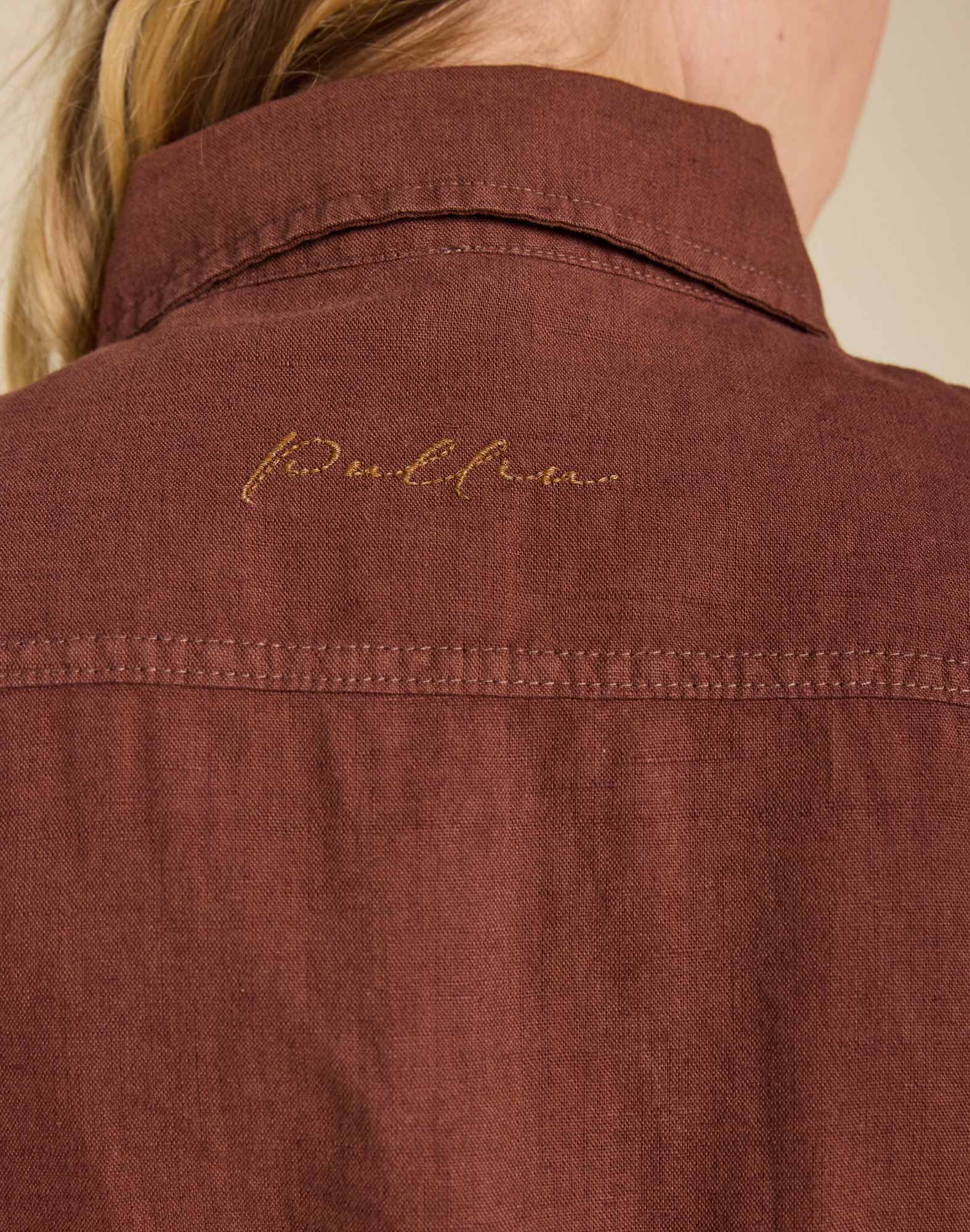 Women's unisex shirt BARBRA MOCHA