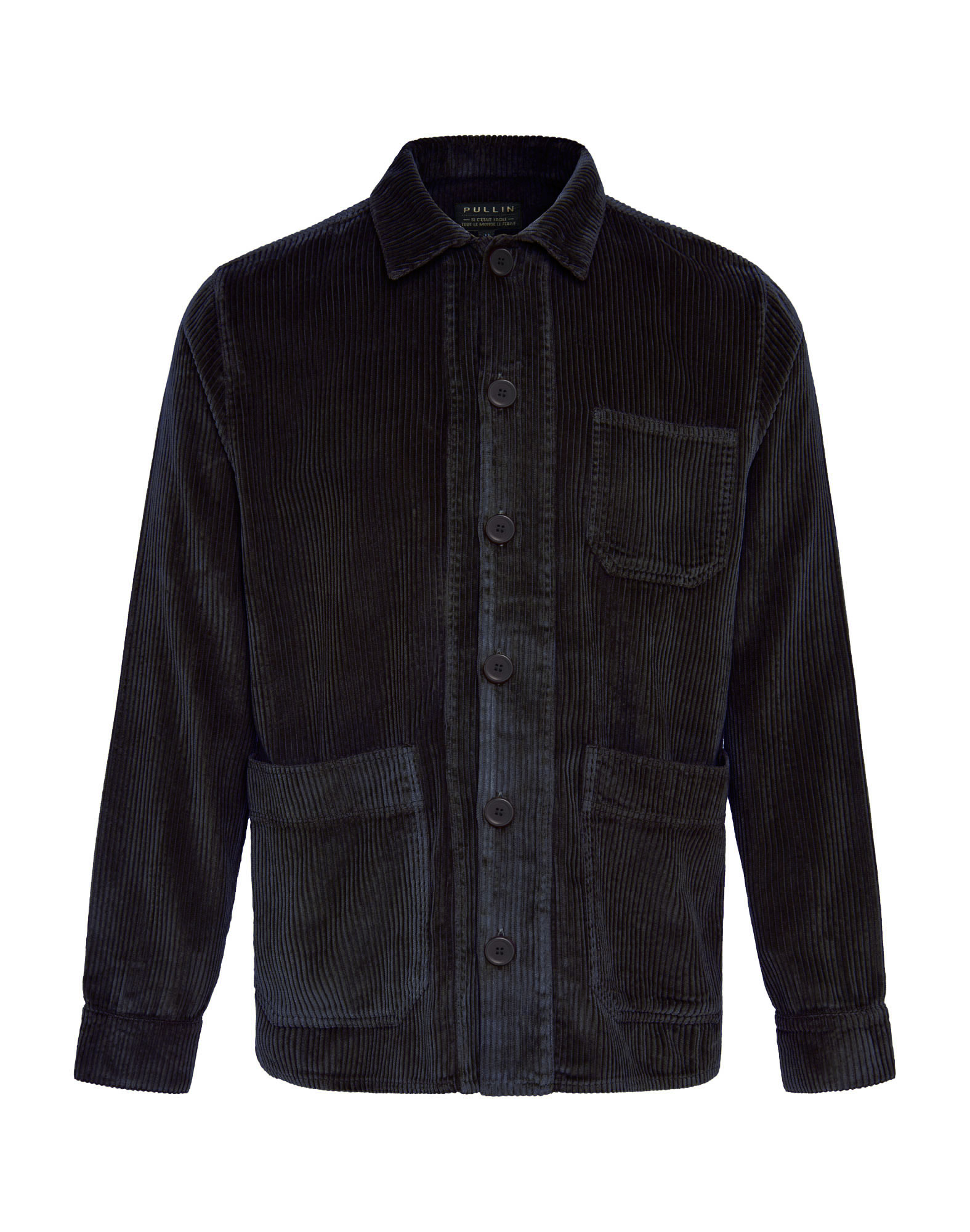 VESTE VELOURS BLACK