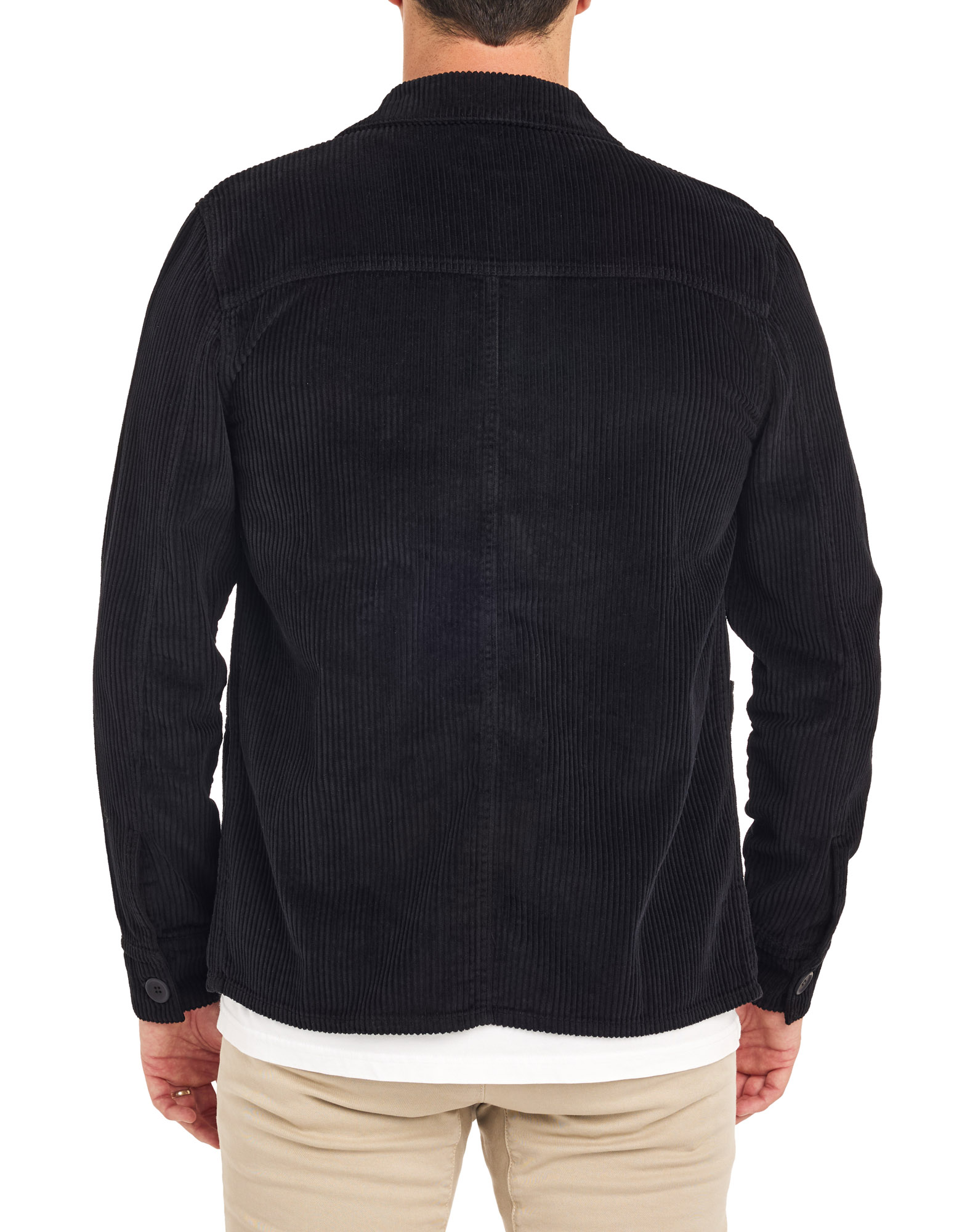 VESTE VELOURS BLACK