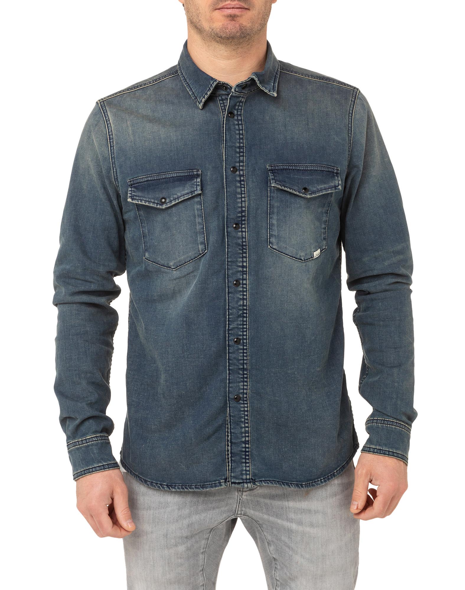 Chemise mixte homme COBALT
