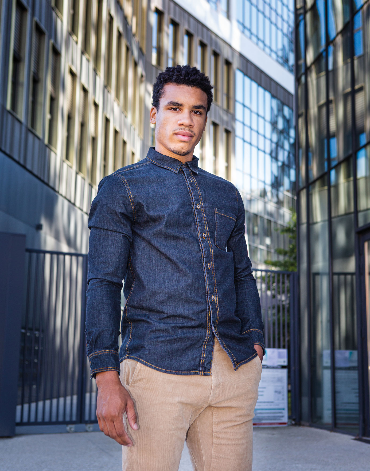 Men's shirt LIGHTBLUE