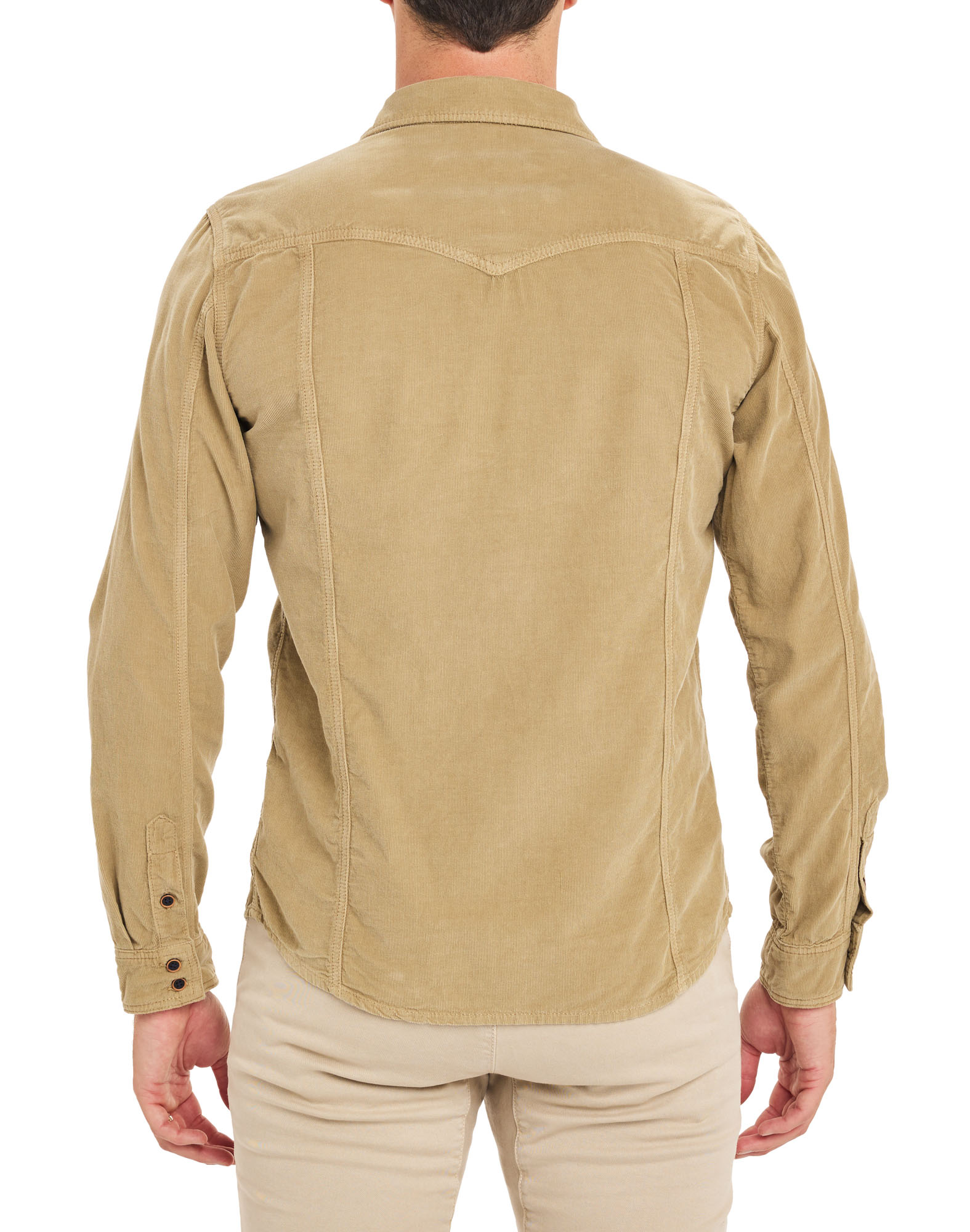 CHEMISE VELOURS BEIGE