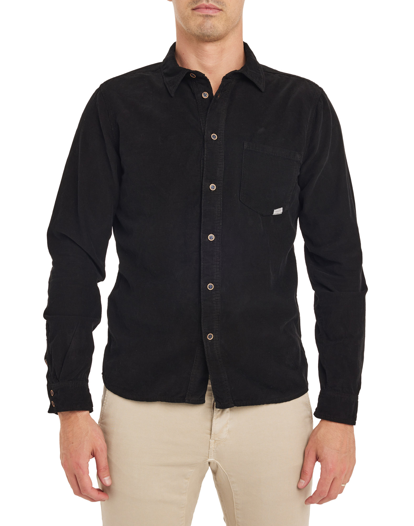 CHEMISE VELOURS BLACK