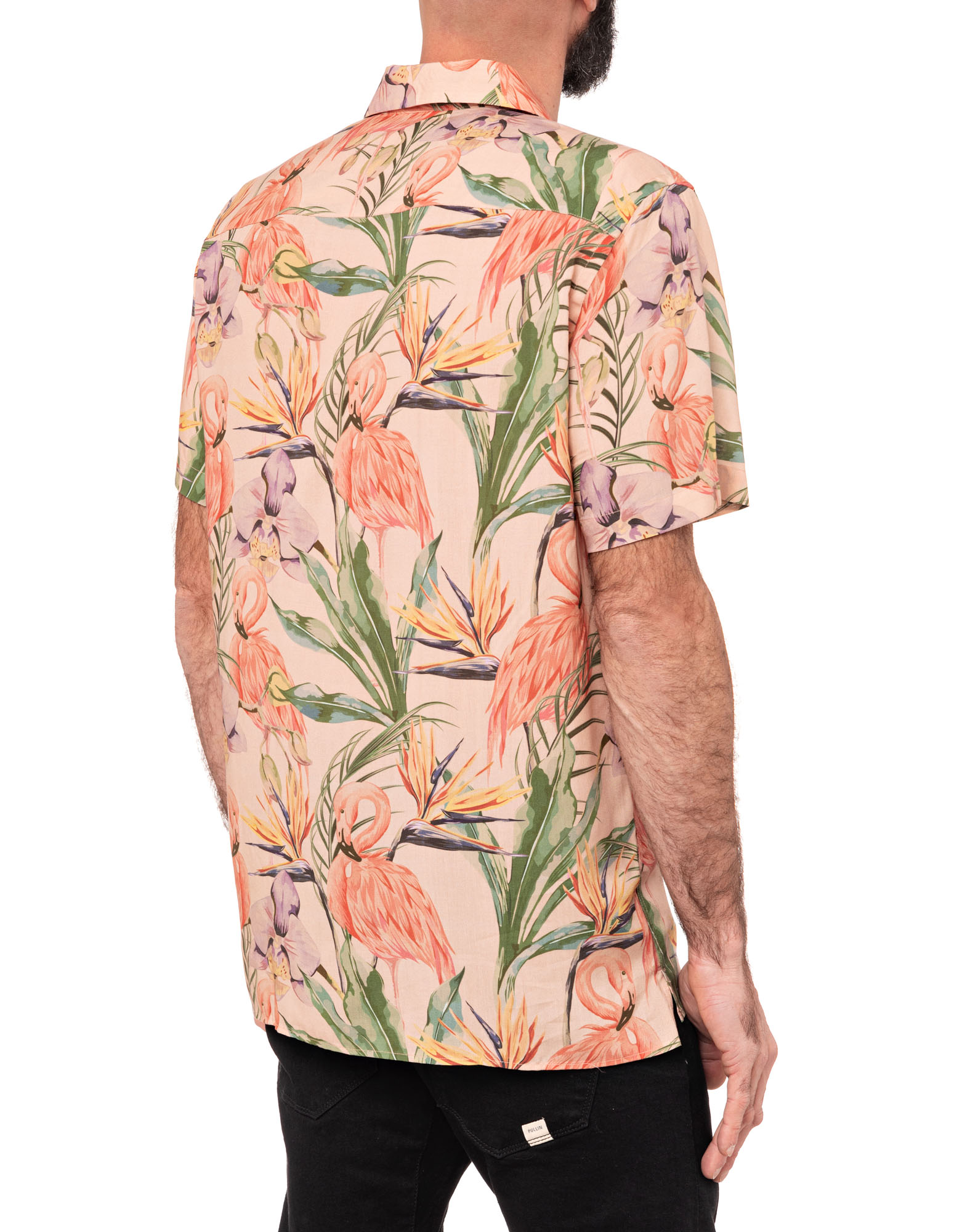 CHEMISE HAWAÏENNE FLAMINGO