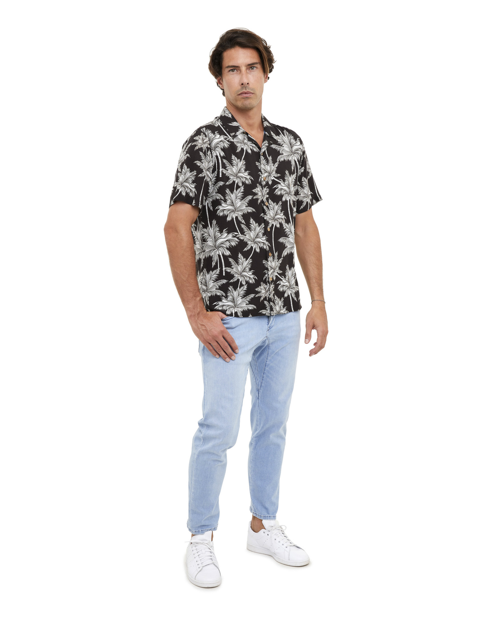 CHEMISE HAWAÏENNE MACABOU