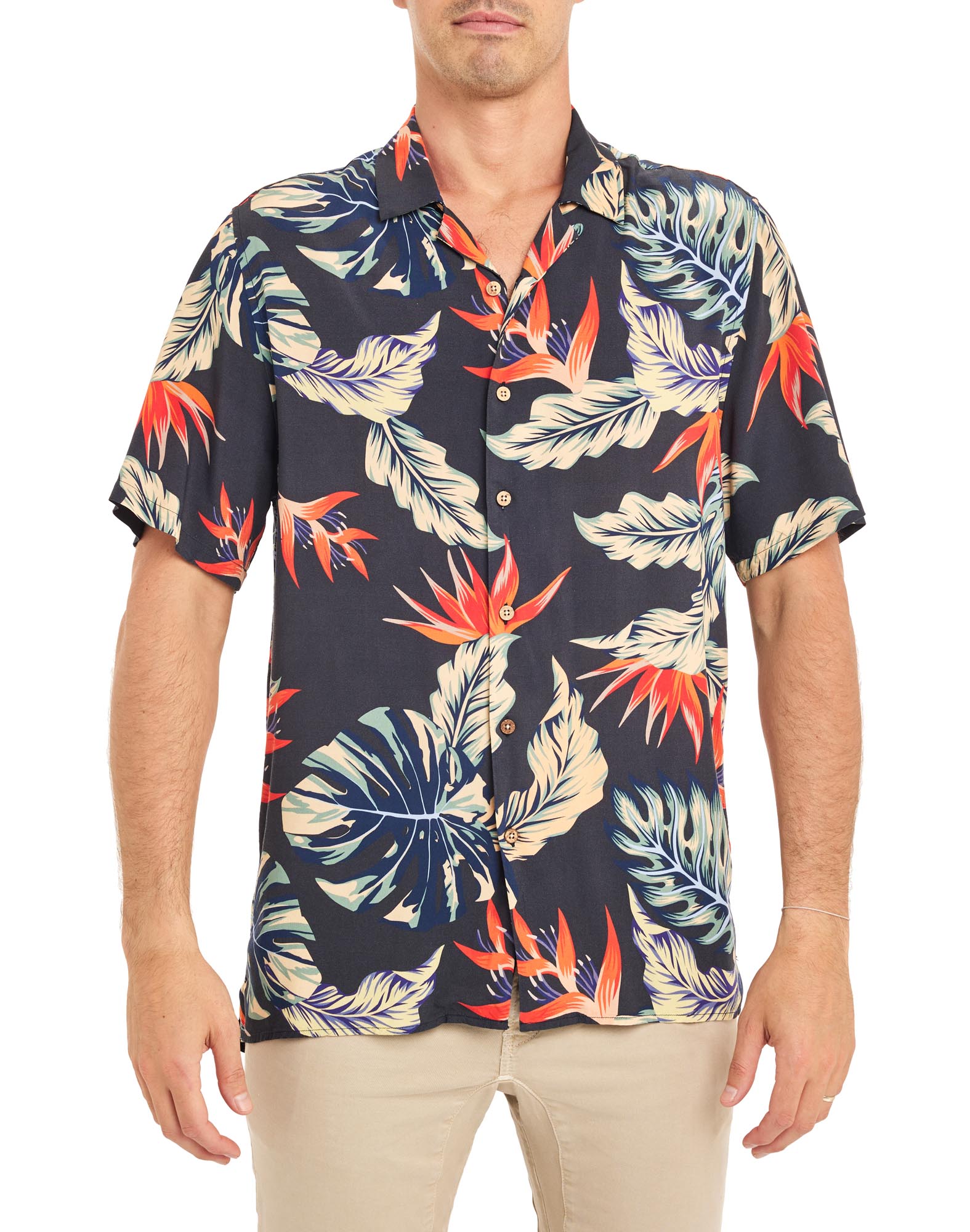 CHEMISE HAWAÏENNE NIGHTJUNGL