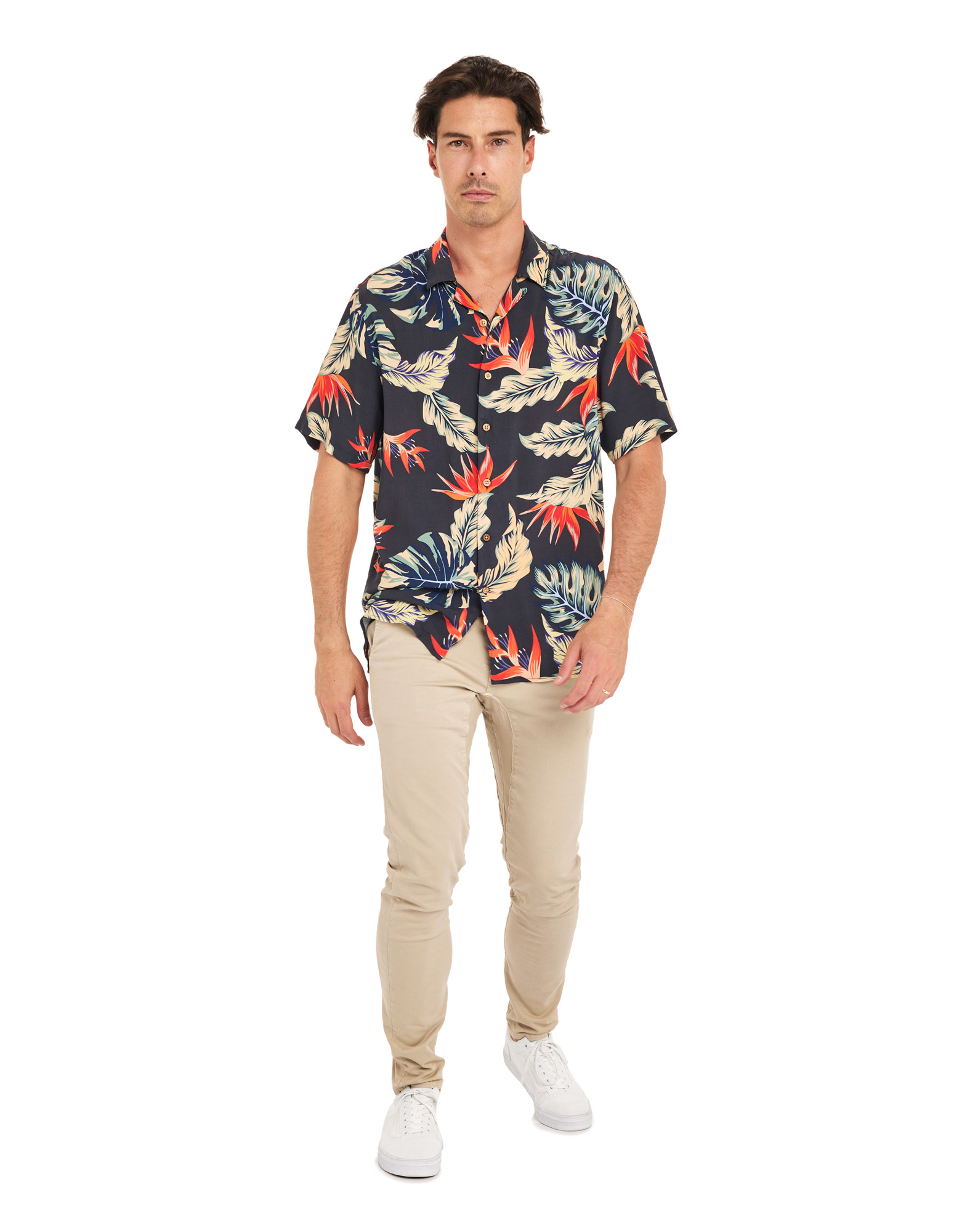 CHEMISE HAWAÏENNE NIGHTJUNGL