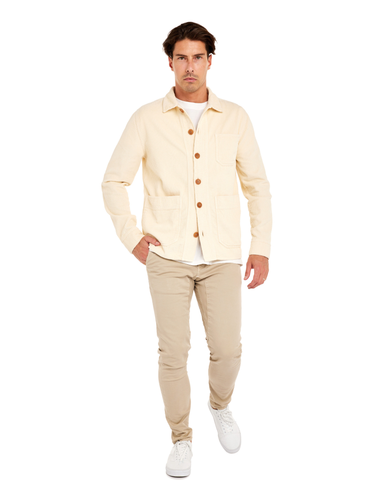VESTE VELOURS PAPYRUS