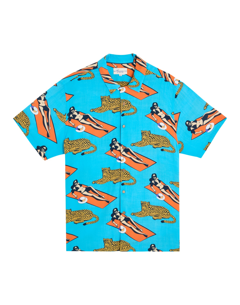 CHEMISE HAWAÏENNE CHEETAH