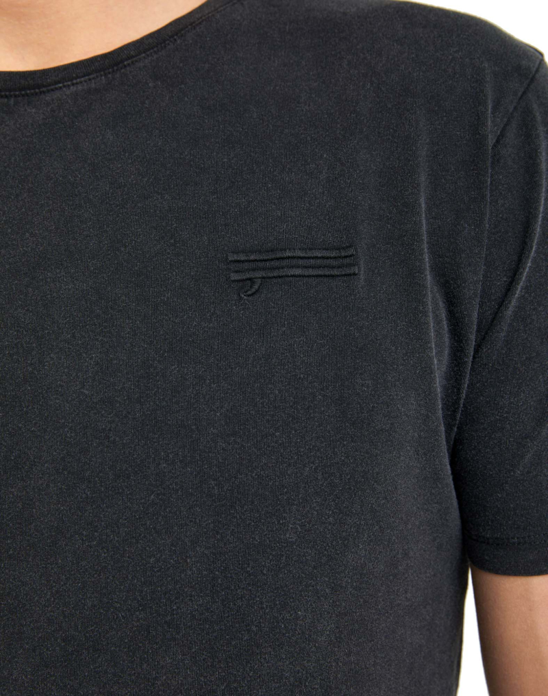 Men's t-shirt PLAINFINNBLACK