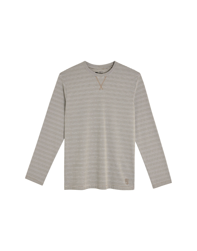 Men's t-shirt long sleeves CREAMSTRIP