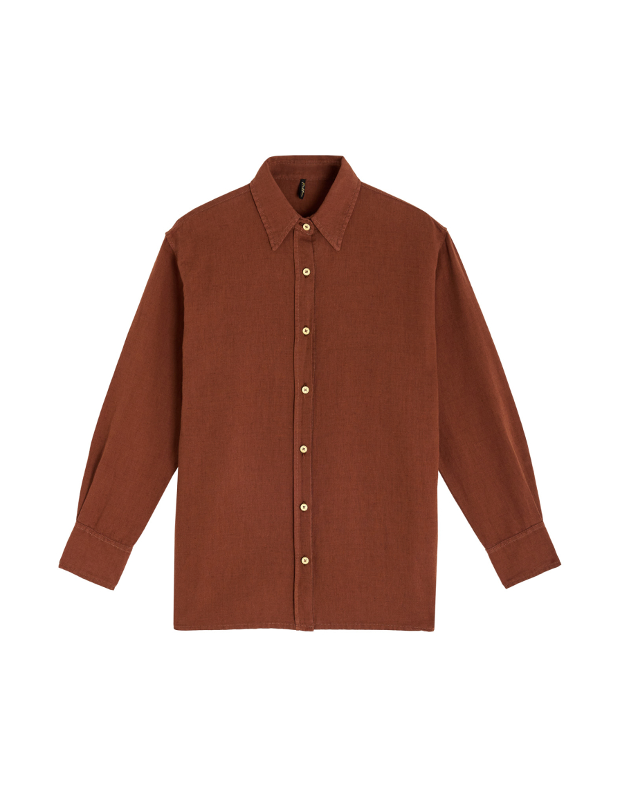 Women's unisex shirt BARBRA MOCHA