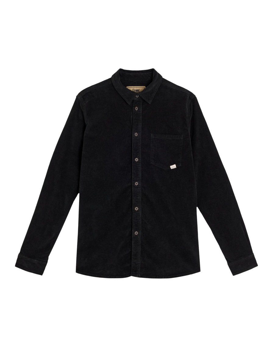 CHEMISE VELOURS BLACK