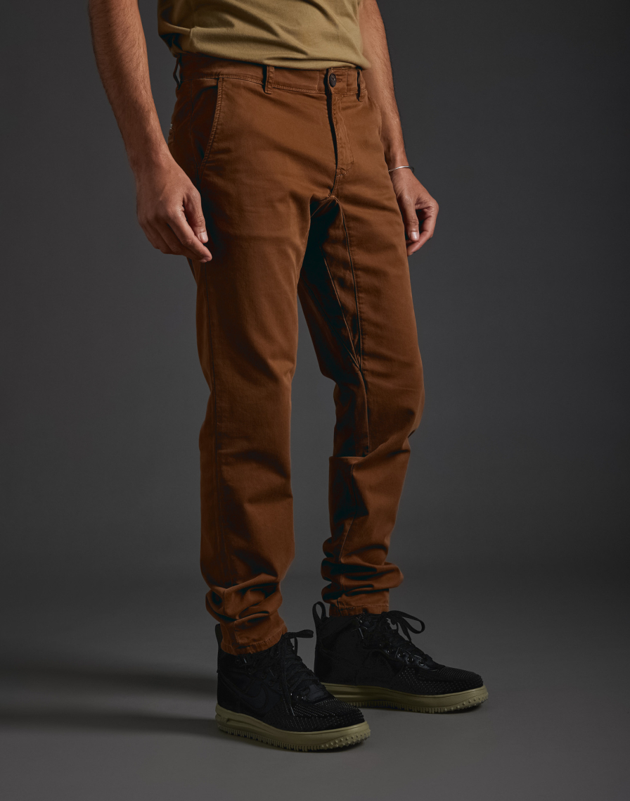 Men's pants chino cut ALMOND