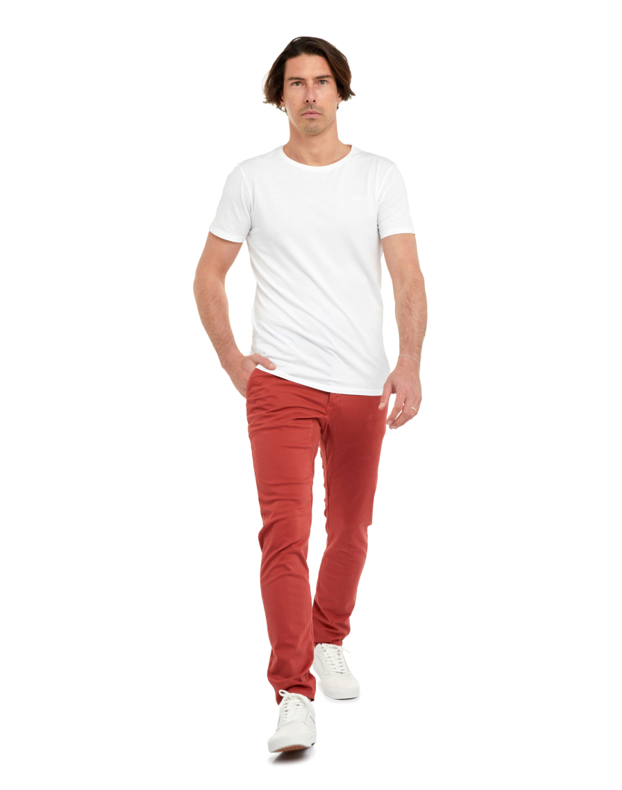 Men's pants DENING CHINO CHERRY