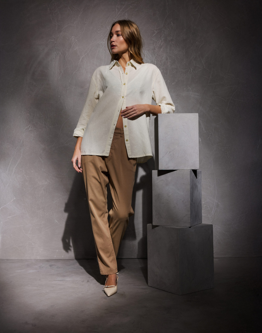 Women's pants DENING FEMME COCO MOCHA