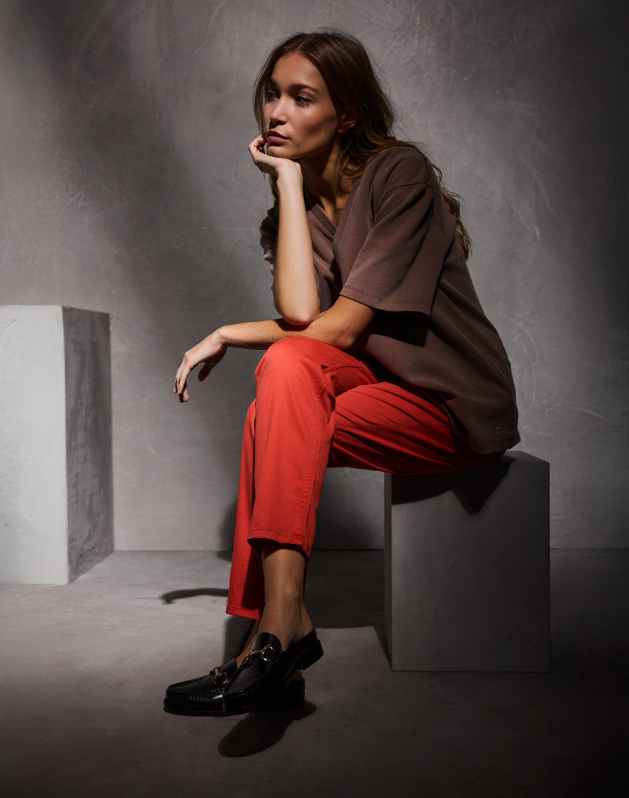 Women's pants DENING FEMME COCO ORANGEADE