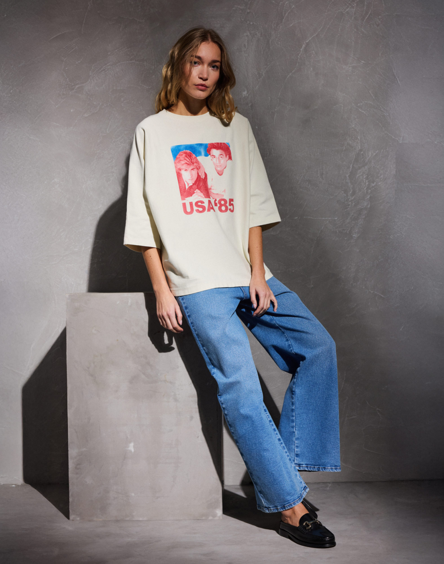 Women's pants DENING FEMME JANE LIGHTBLUE