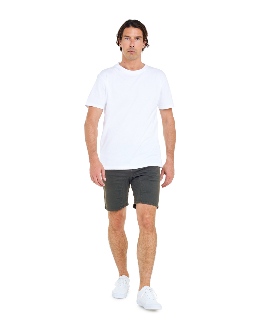Men's short DENING SHORT CHINO DEEPFOREST