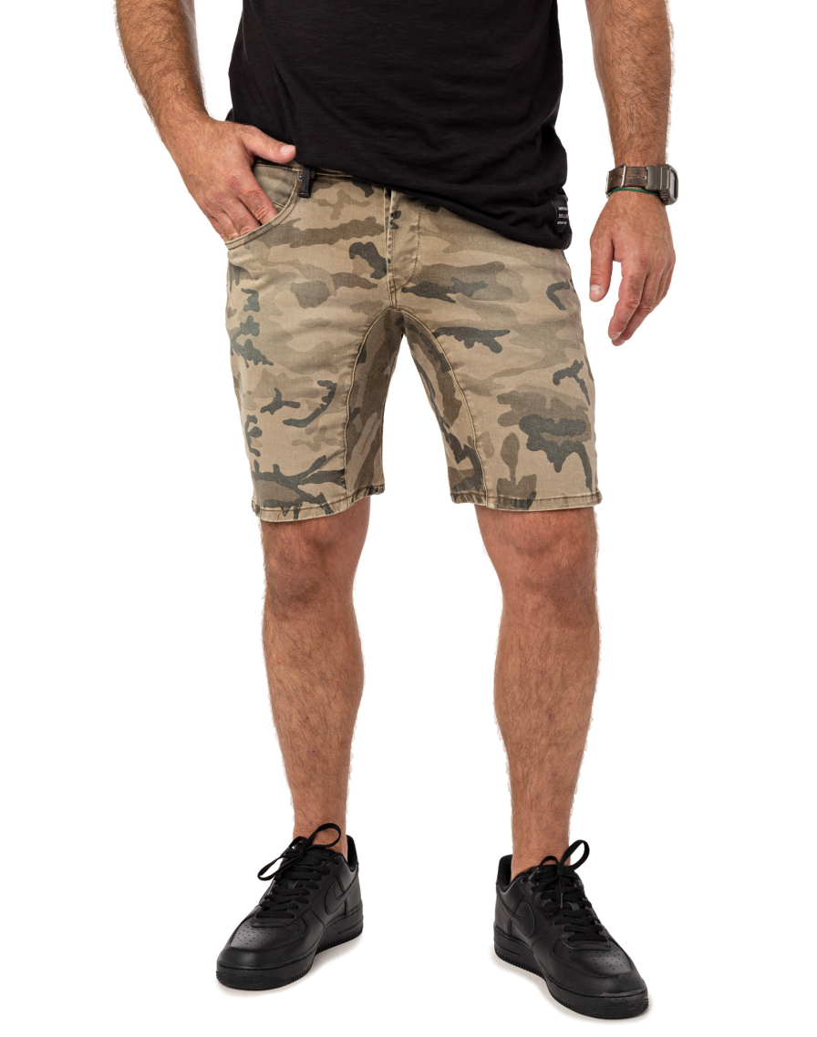 Men's short DENING SHORT OFF CAMOGREEN