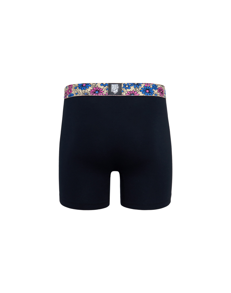 Men's trunk FASHION 2 FLOWERBLAC