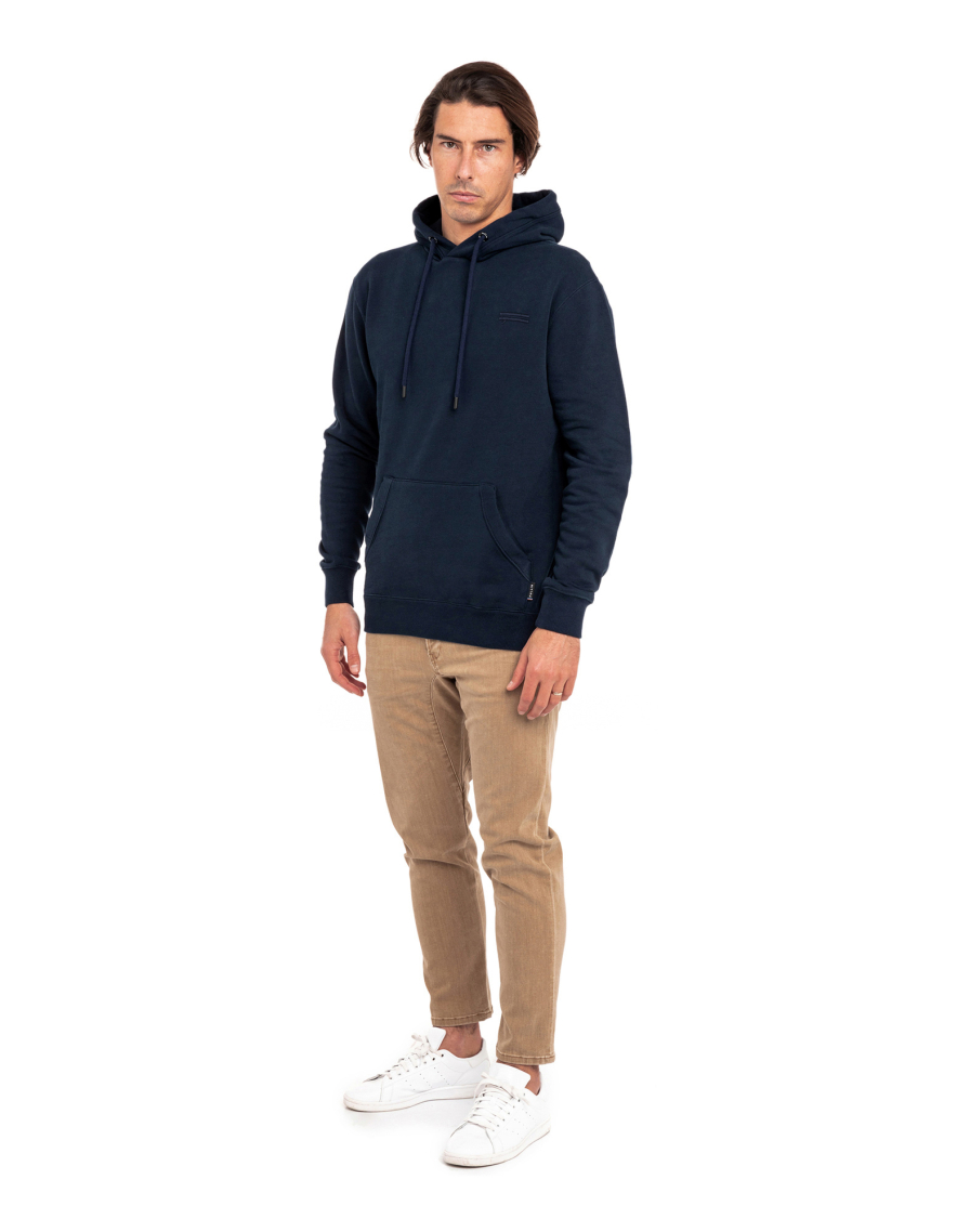 Men's sweat hoodie PLAINFINNNAVY