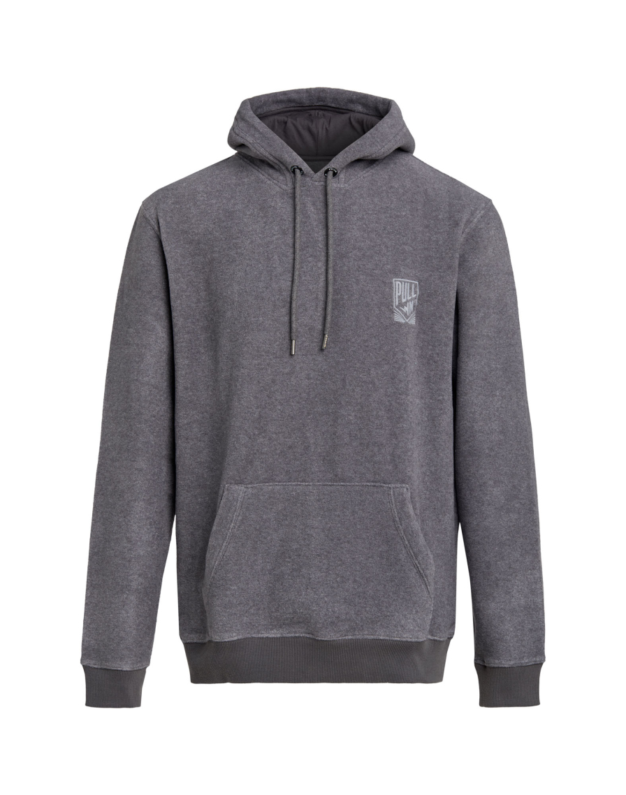 Men's sweat hoodie POLARDKGREY