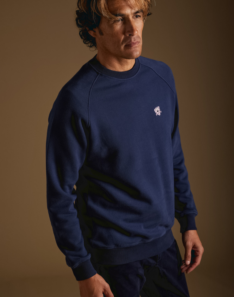 Men's sweat CREW PATCHMADPINKYJEAN