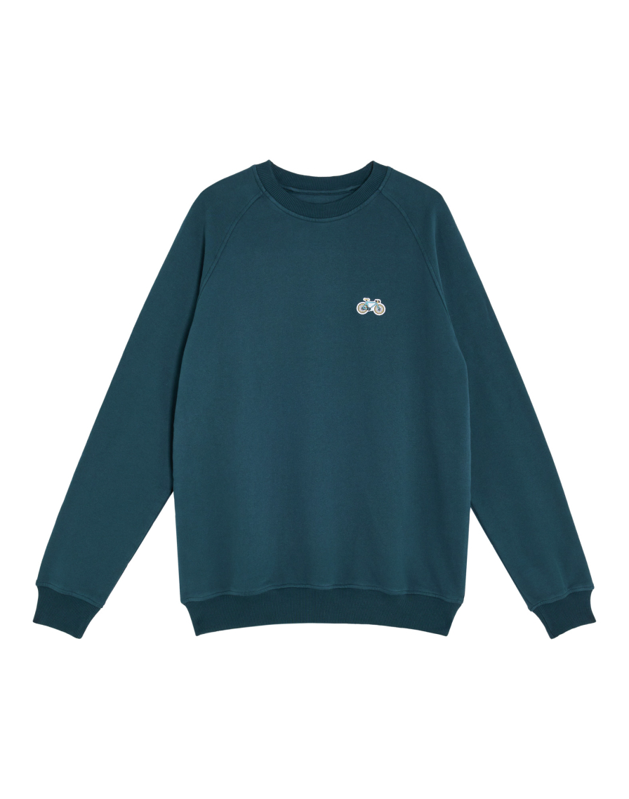 Men's sweat CREW PATCHSPRINTAZUL