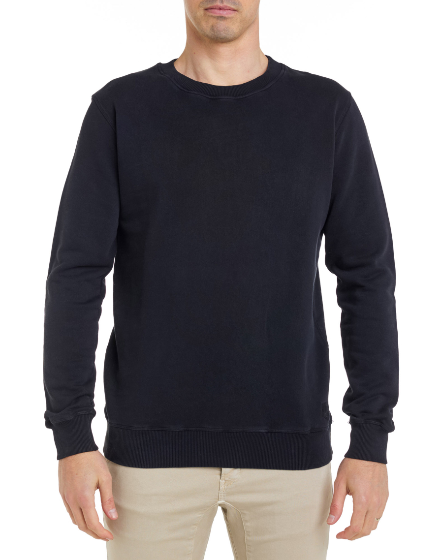 Men's sweat CREW PLAINBLACK