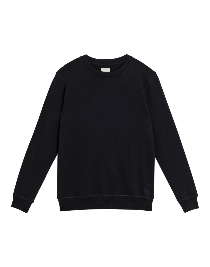 Men's sweat CREW PLAINBLACK