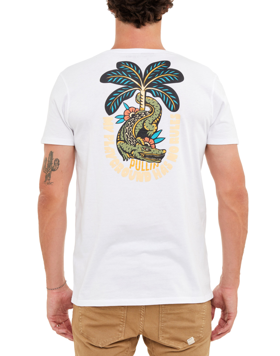 Men's t-shirt CROCOWHT