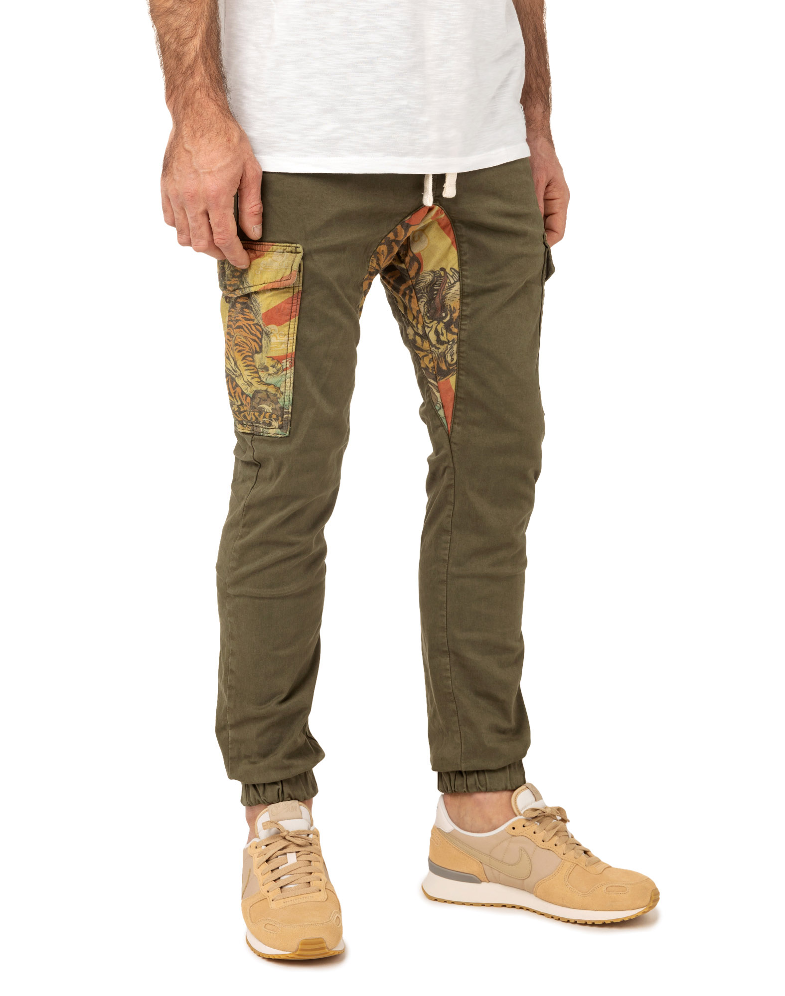 Pantalon homme DENING CARGO MOSSTONE