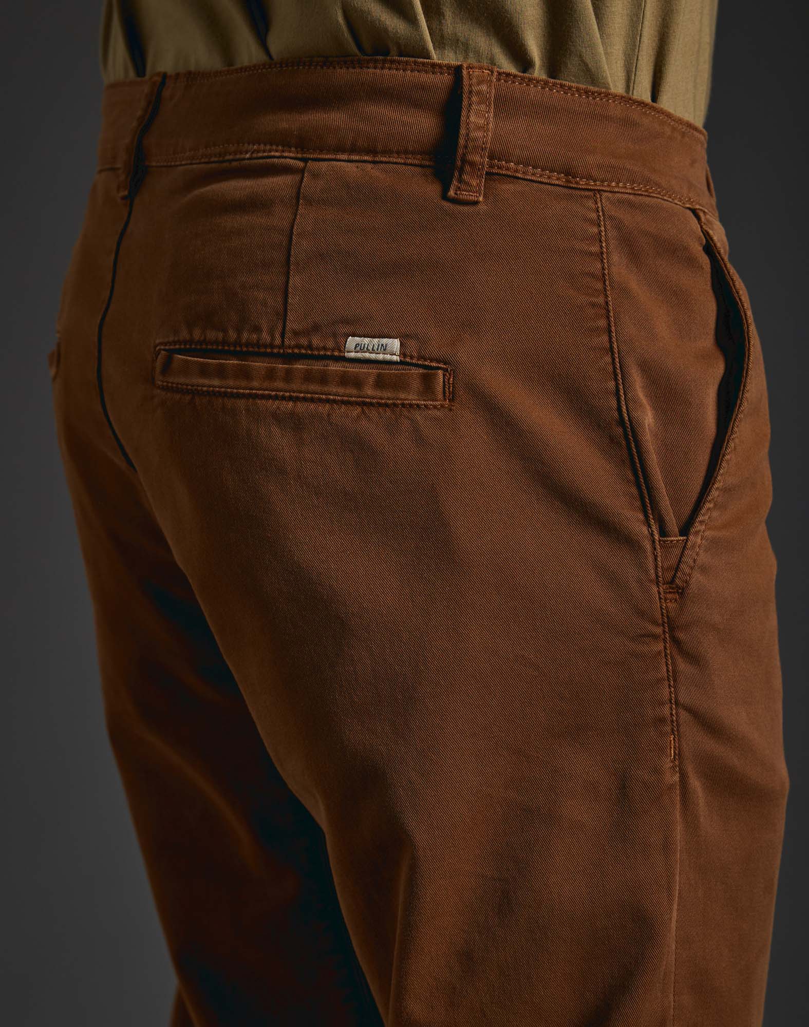Men's pants chino cut ALMOND