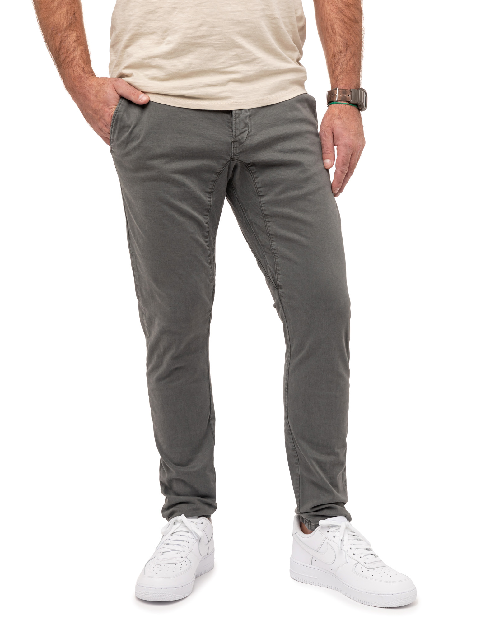 PANTALON CHINO ARDOISE