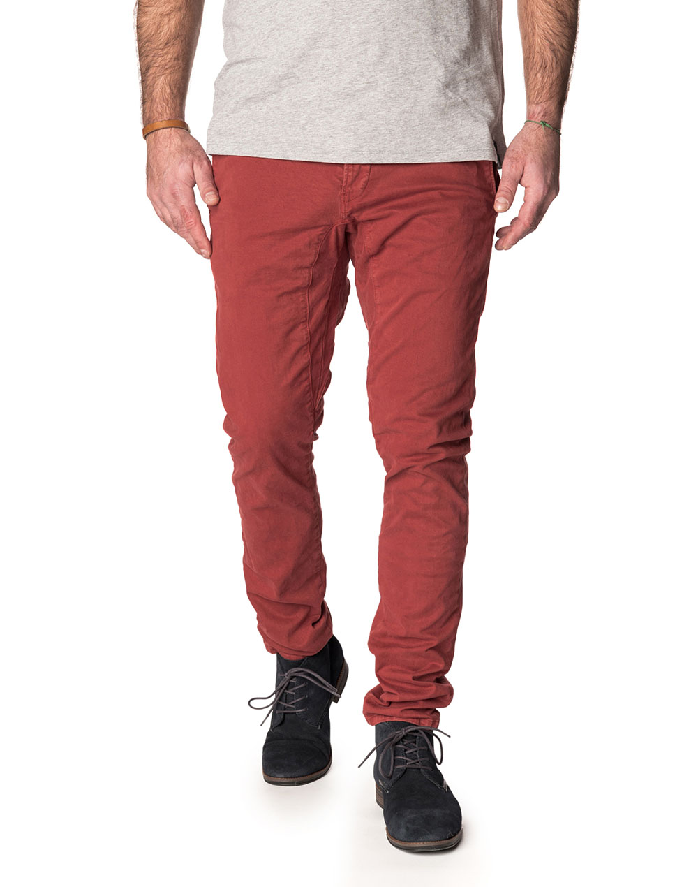 PANTALON CHINO BORDEAUX
