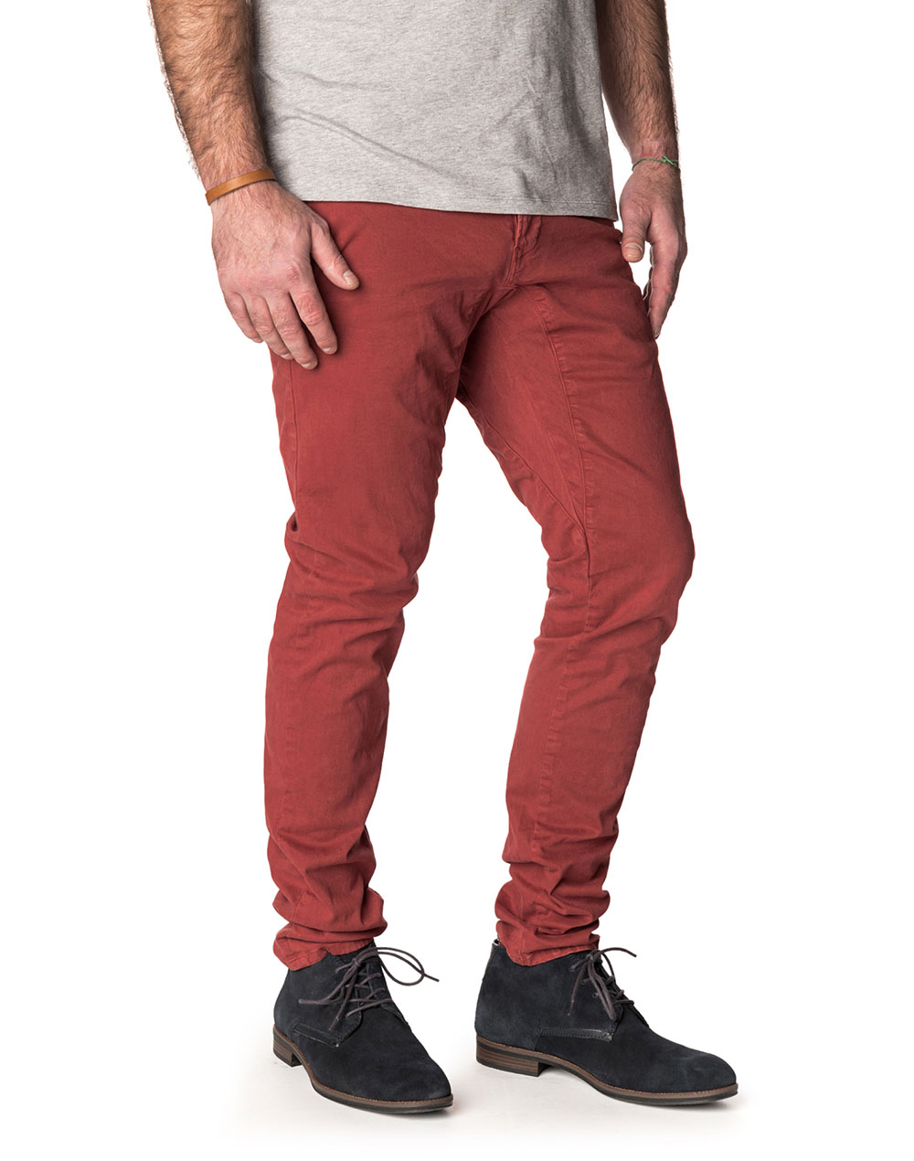 PANTALON CHINO BORDEAUX