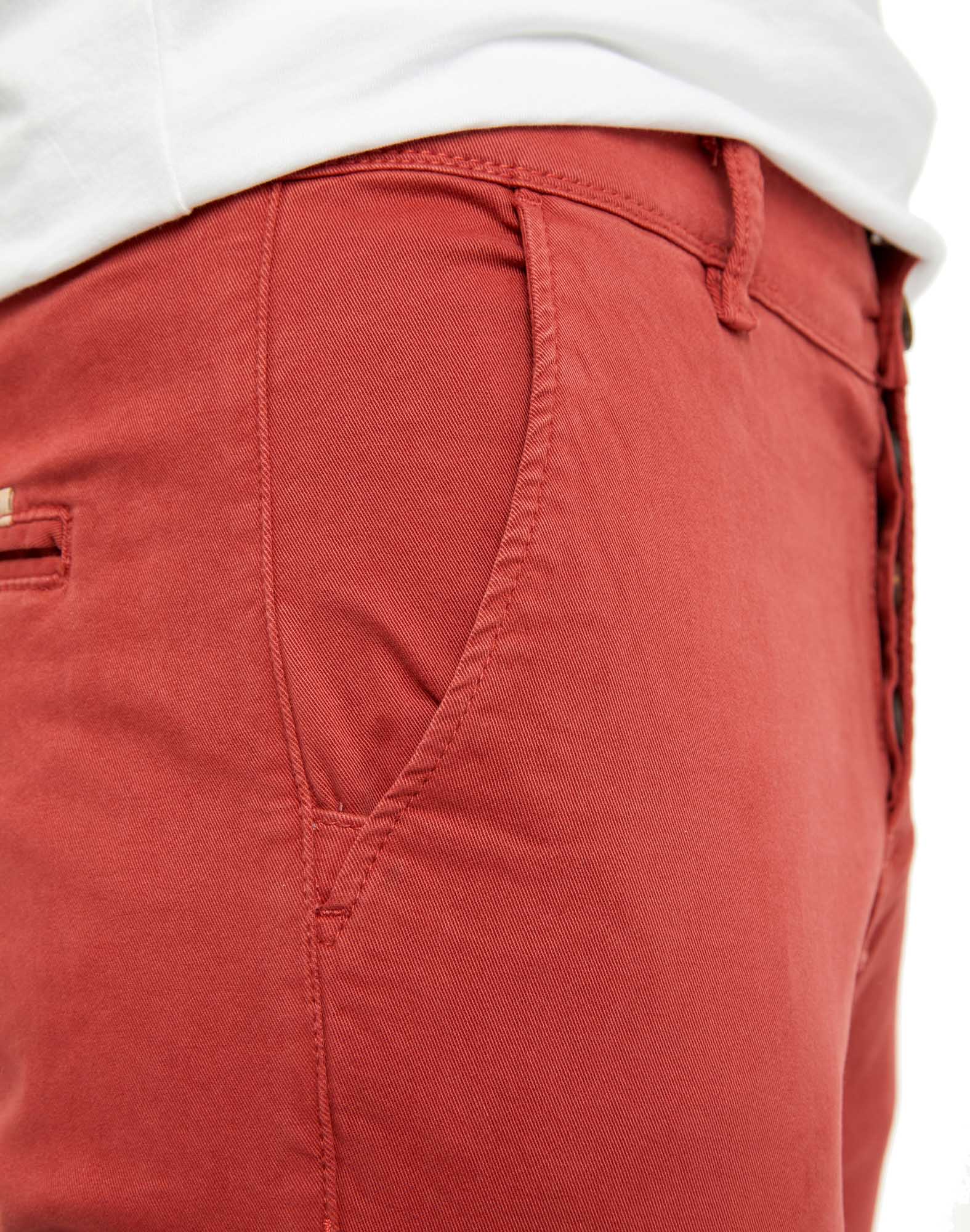 Men's pants DENING CHINO CHERRY