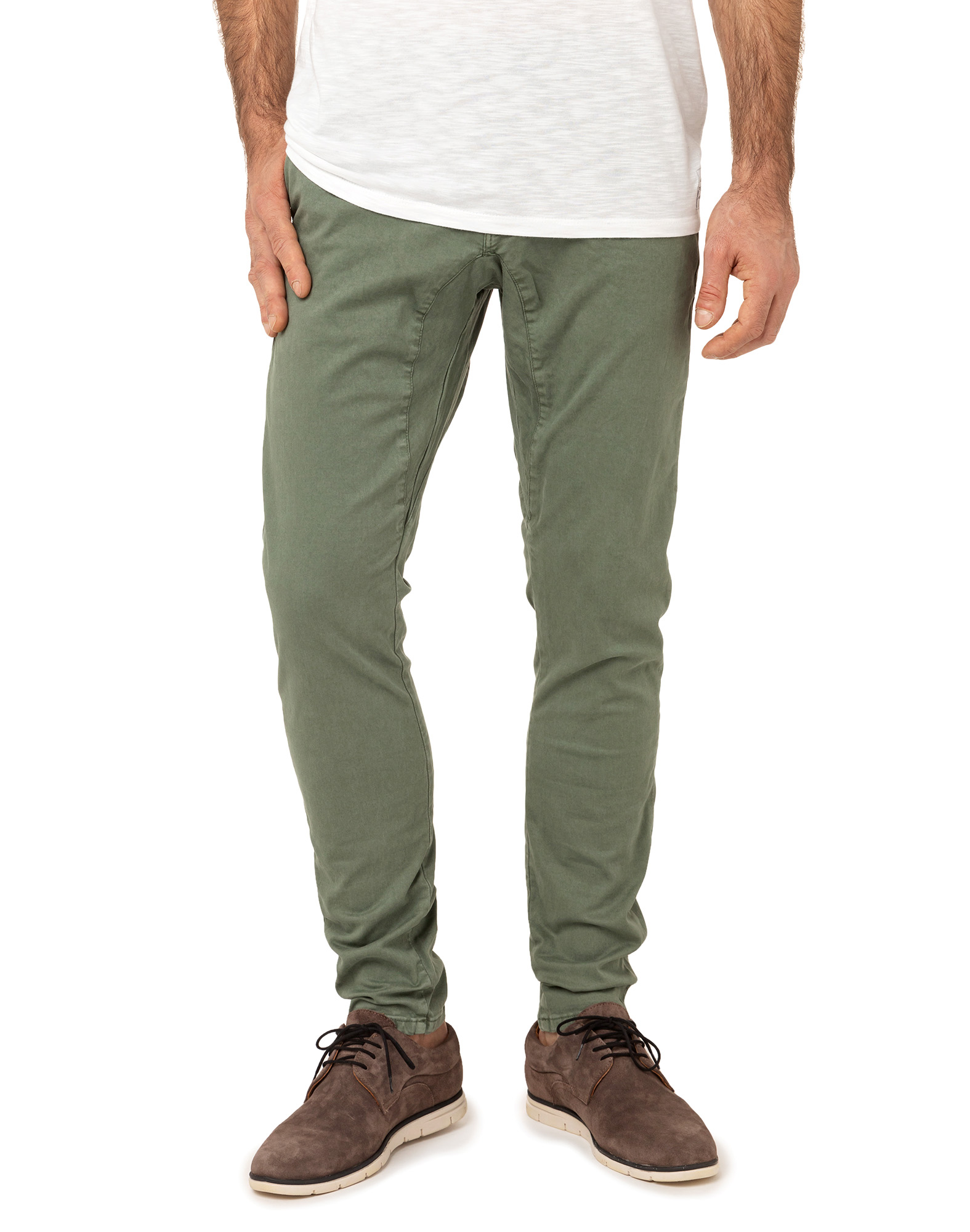 Pantalon homme DENING CHINO EVERGREEN