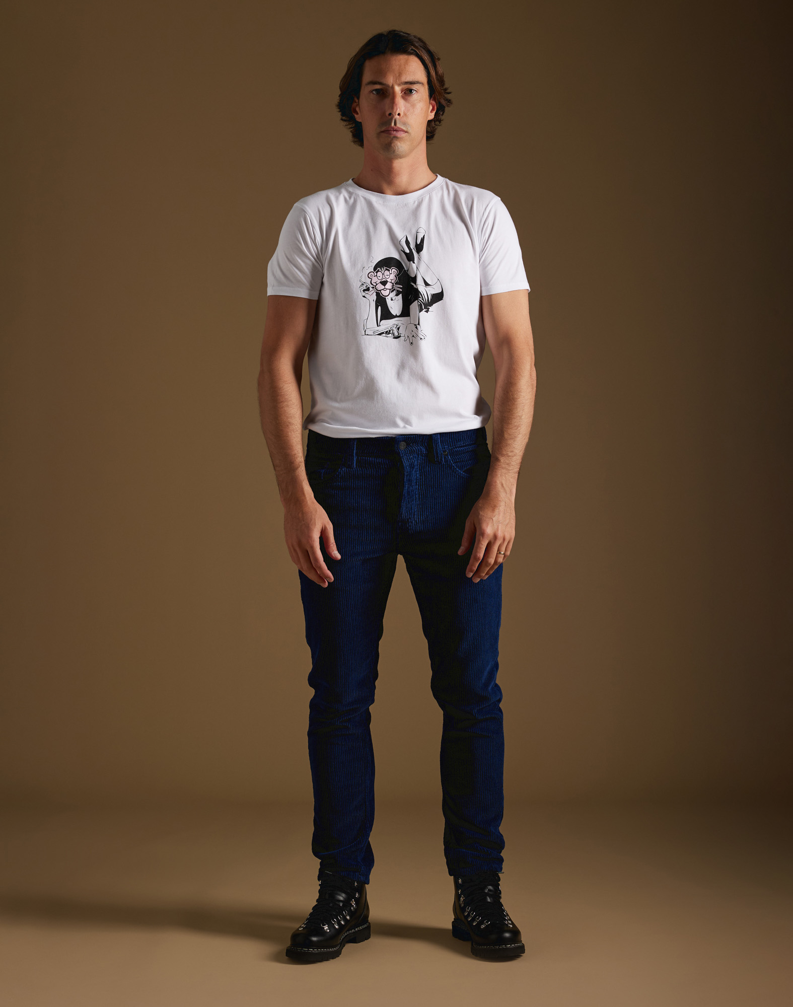 Men's pants DENING CLASSIC ROYGTBLUE