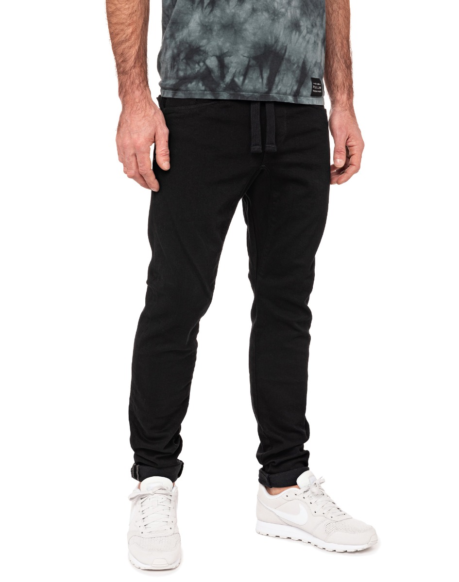 PANTALON TAPERED BLACK