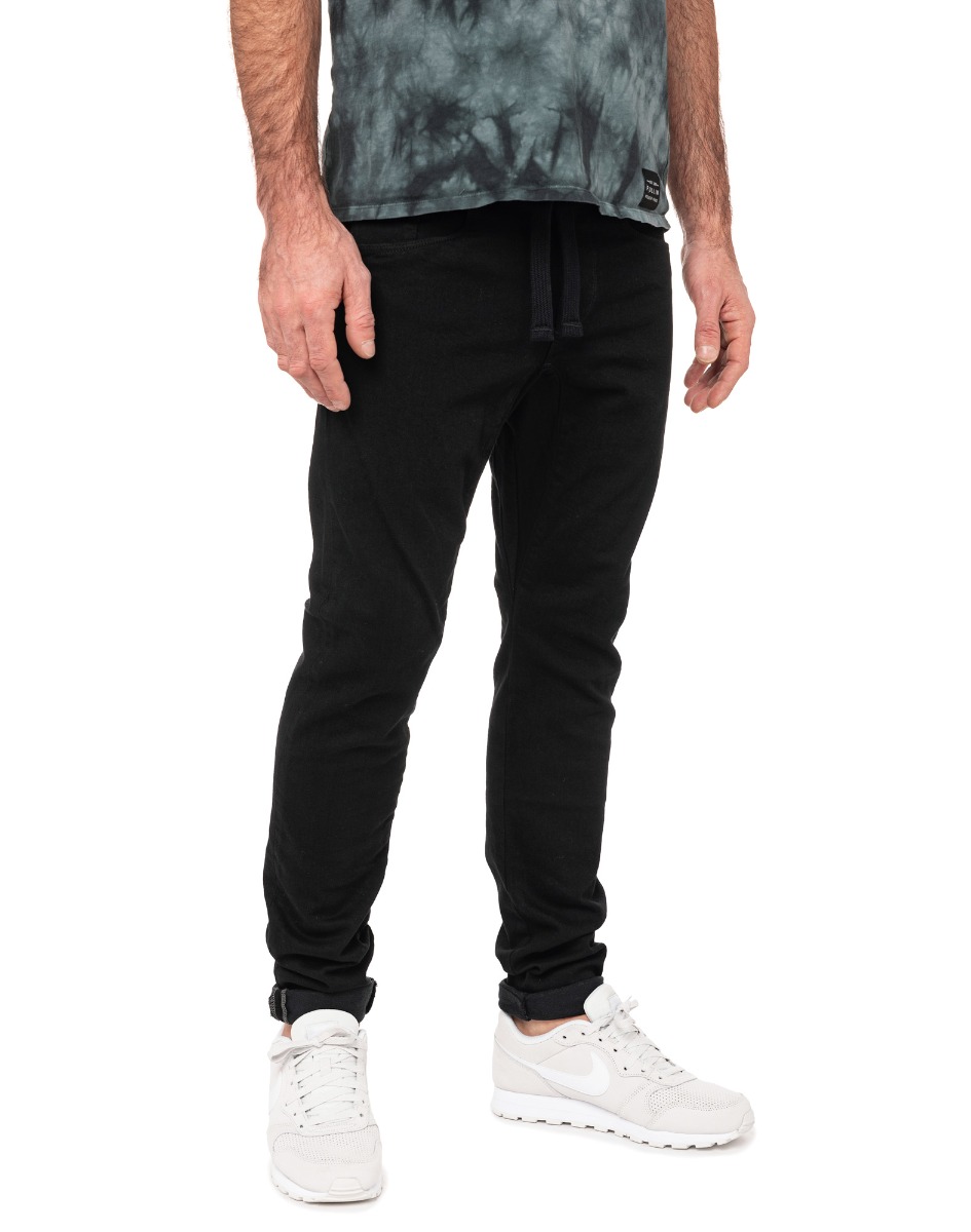 PANTALON TAPERED BLACK