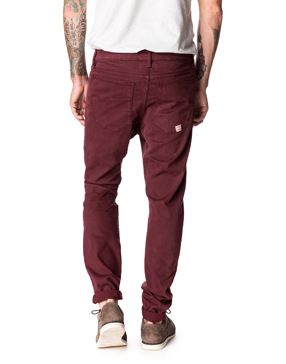 Pantalon homme DENING JUMP BURGUNDY