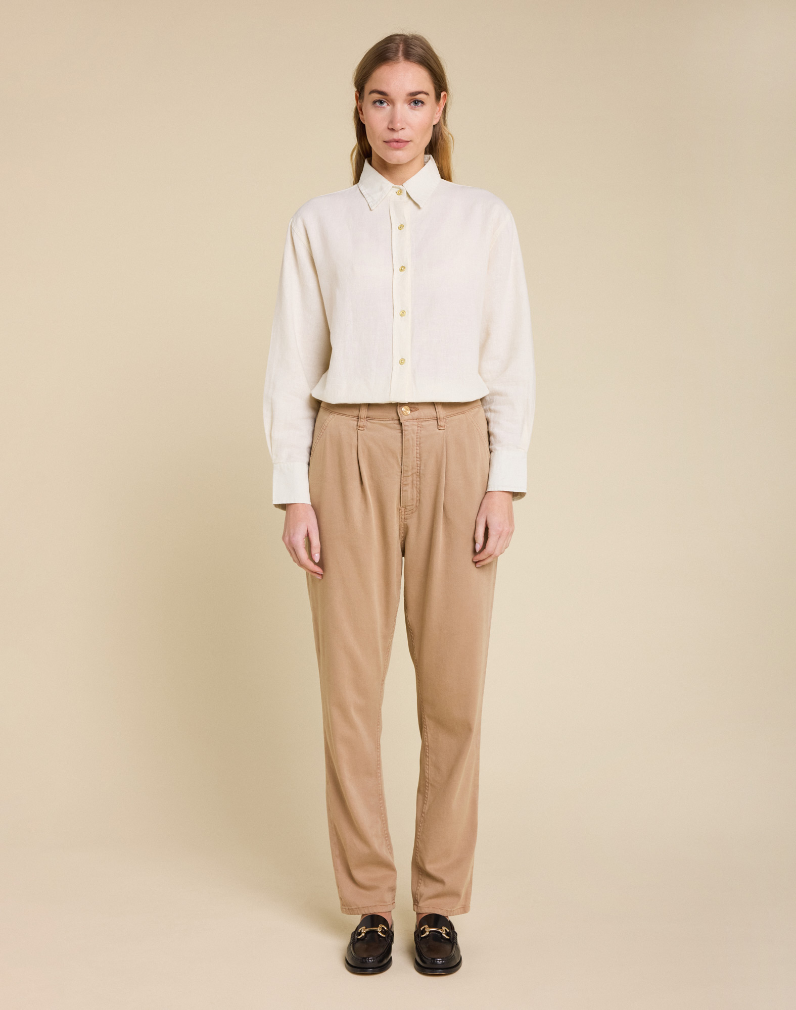 Women's pants DENING FEMME COCO MOCHA