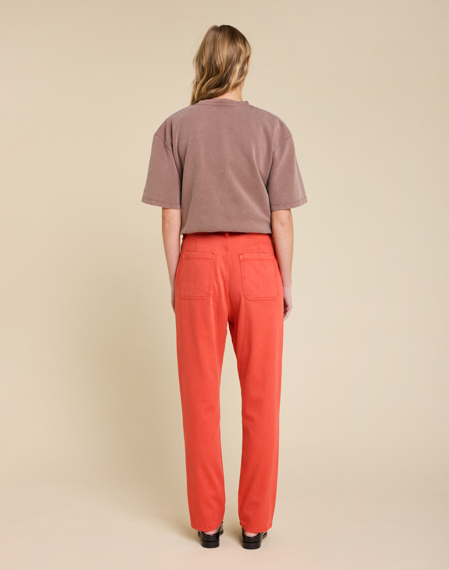 Women's pants DENING FEMME COCO ORANGEADE