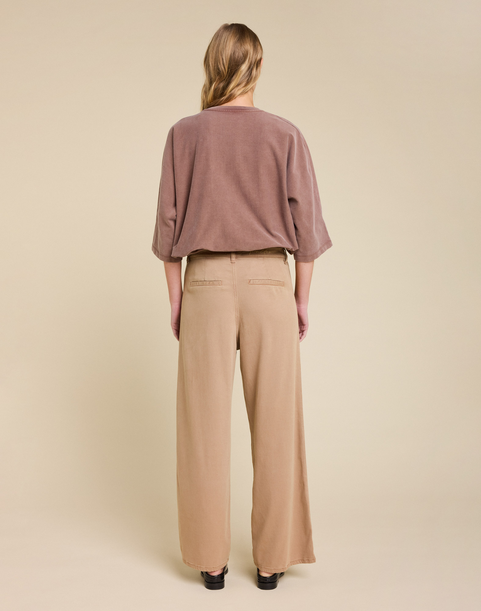 Women's pants DENING FEMME JANE MOCHA