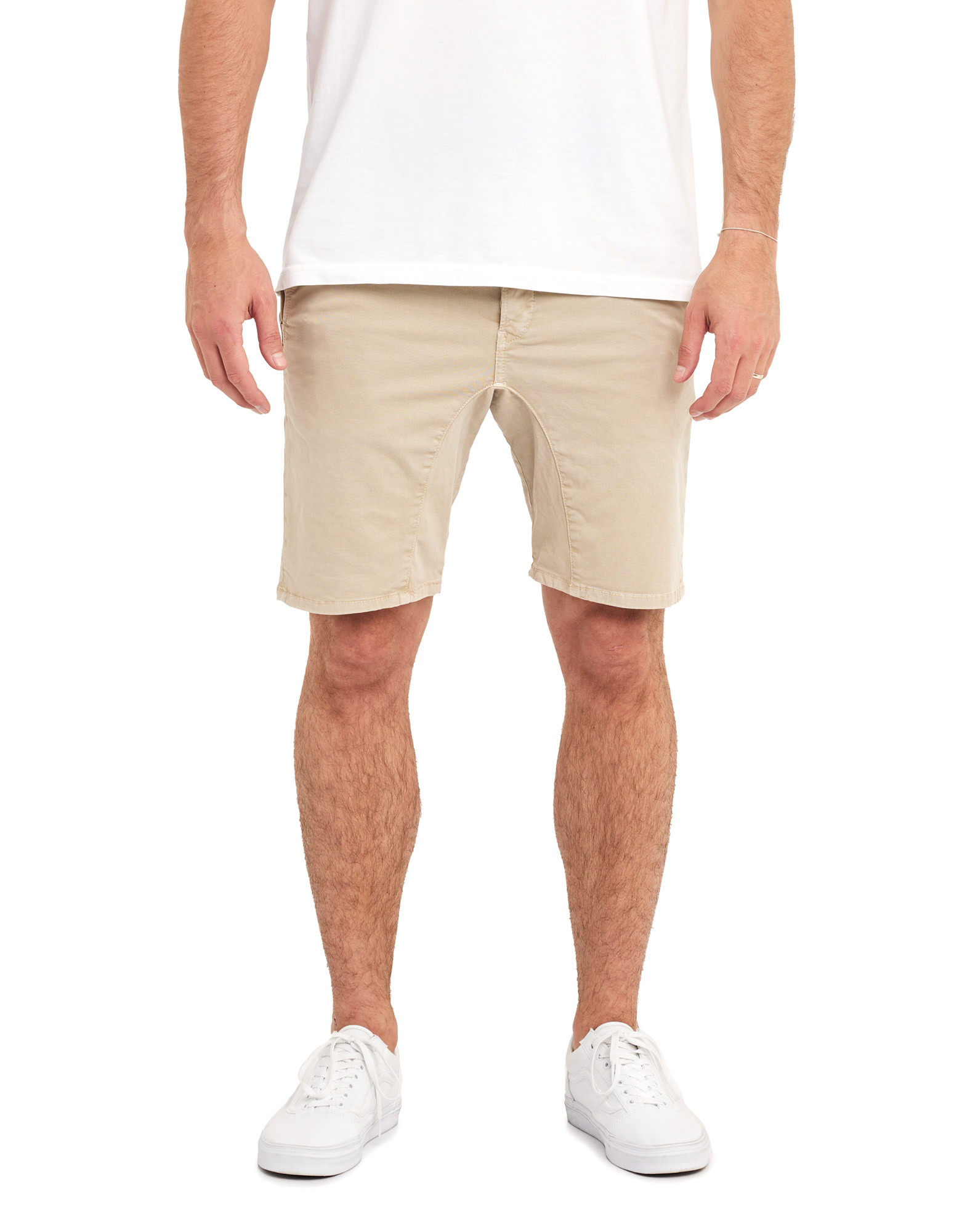 Men's short DENING SHORT CHINO CREAM